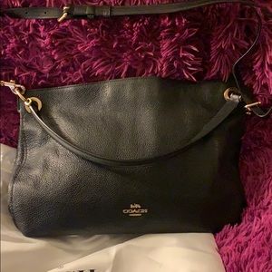 Black coach purse